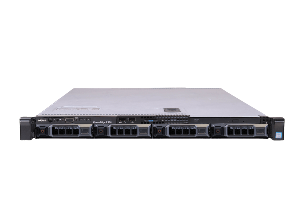 Dell PowerEdge R330 4-Bay Server | Intel Xeon E3-1280 v5 | 16GB RAM | 32TB SATA Storage | PERC H730 - SaveMyServer.com
